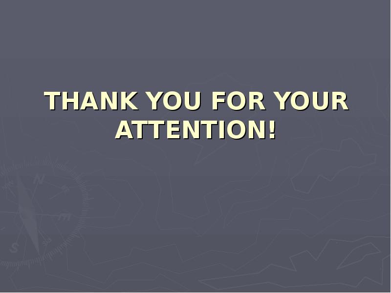THANK YOU FOR YOUR ATTENTION!