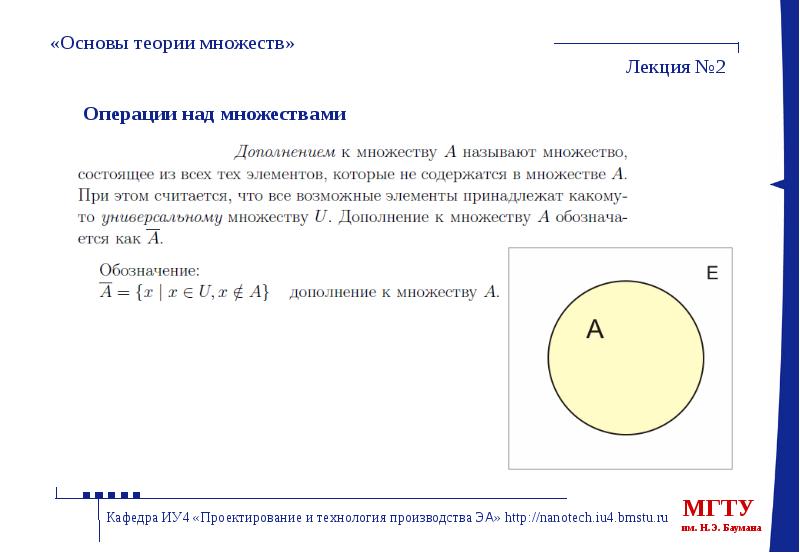 Теория множеств презентация