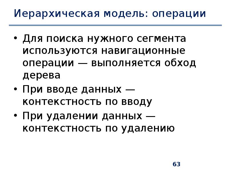 Модель операции представляет собой