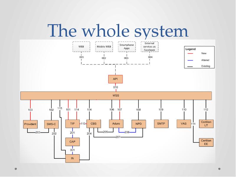 The whole system