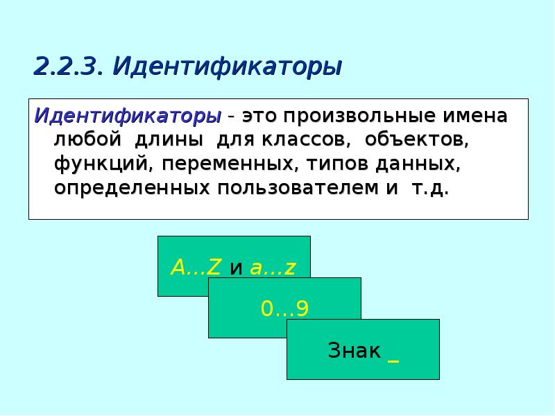 Идентификатор. Произвольное имя что это такое. Произвольное от имени это.