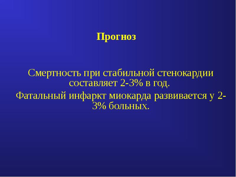 Стабильная стенокардия презентация