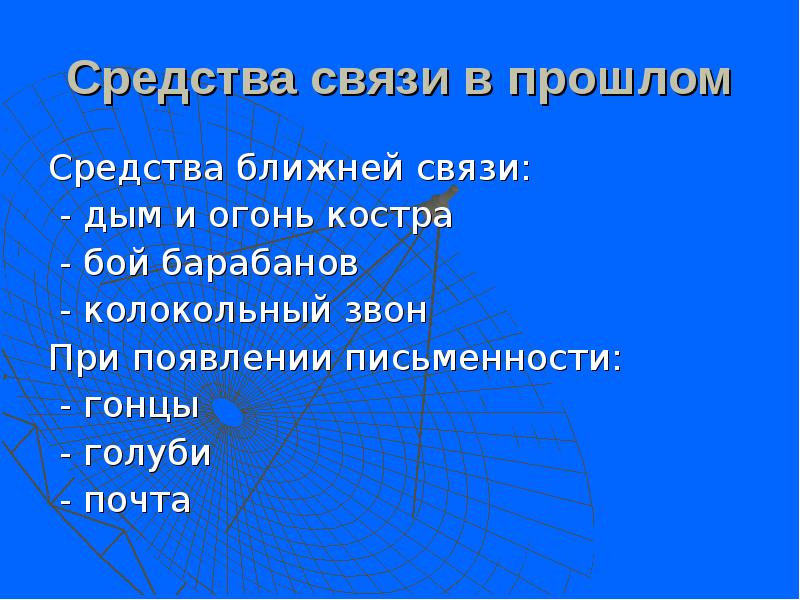 Ближайшую связь. Название средств связи. Средства связи использовавшиеся в прошлом. Средства ближней связи. Средства связи в прошлом- дым и огонь костра.