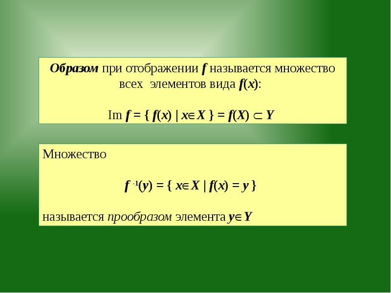 Образ множества. Образ элемента множества. Определение образа множества при отображении. Образ и прообраз функции. Найдите образ множества при отображении.