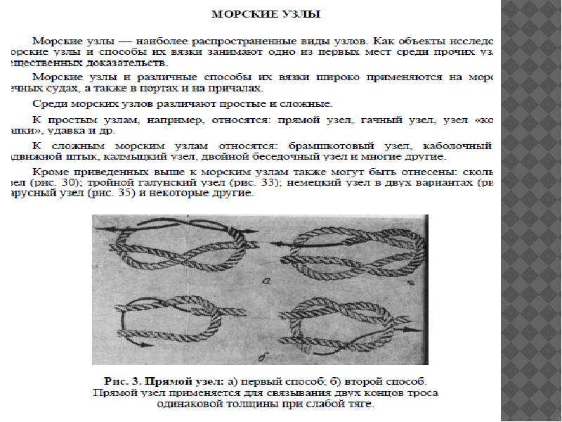 Дубовая петля узел схема