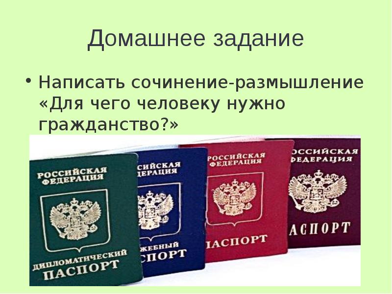 Гражданство презентация обществознание