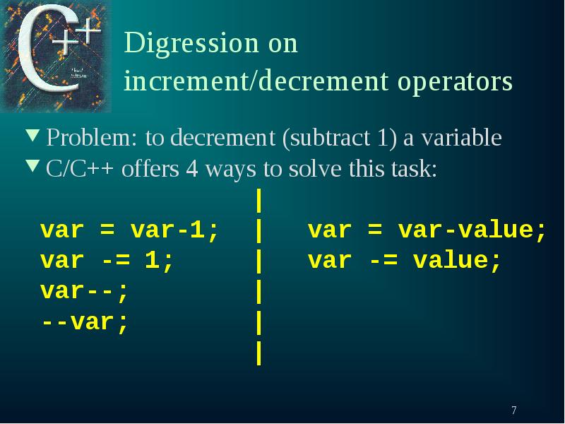 Var variable. Increment and decrement Operators. Increment and decrement Operator examples. Digression. React function app increment decrement.