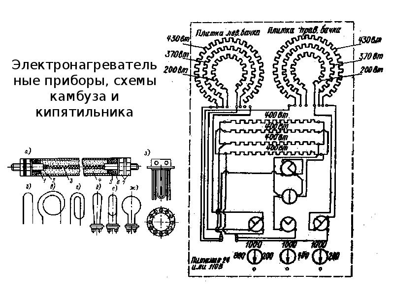 Принципиальная электрическая схема кипятильника