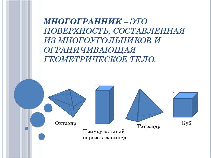 Многогранники фото для презентации