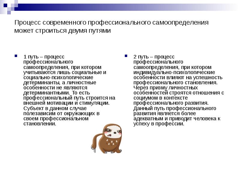 Вопросы по профессиональному самоопределению. Замысел проекта и личностное самоопределение автора проекта.