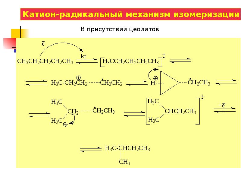 Радикальный механизм. Механизм реакции изомеризации. Механизм изомеризации алканов. Механизм реакции изомеризации алканов. Изомеризация бутана механизм.