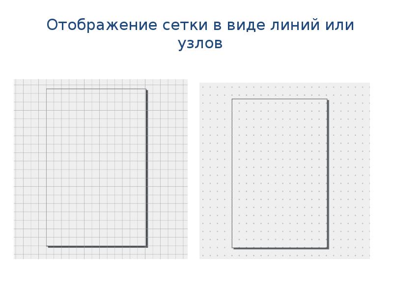 Отображение сетки в виде линий или узлов