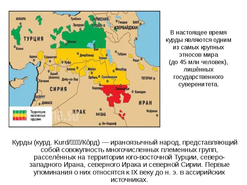 Карта национальностей турции