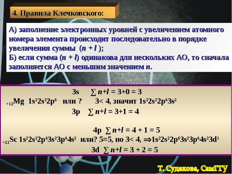 Таблица клечковского химия фото - PwCalc.ru