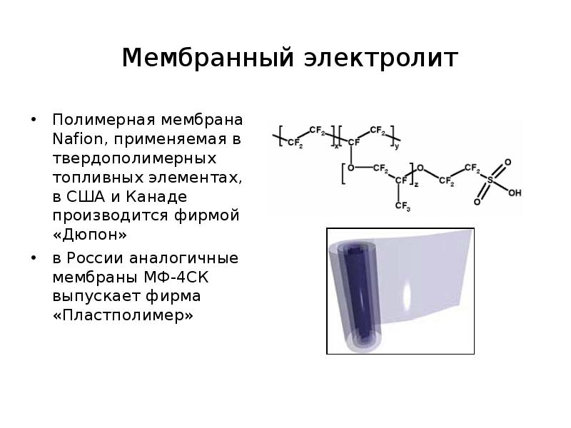 Топливные элементы презентация