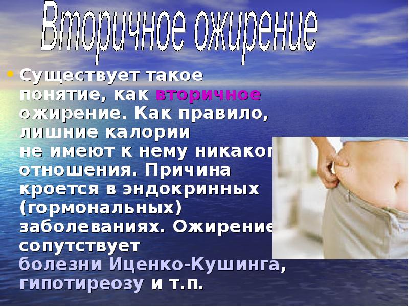 Ожирение и анорексия презентация