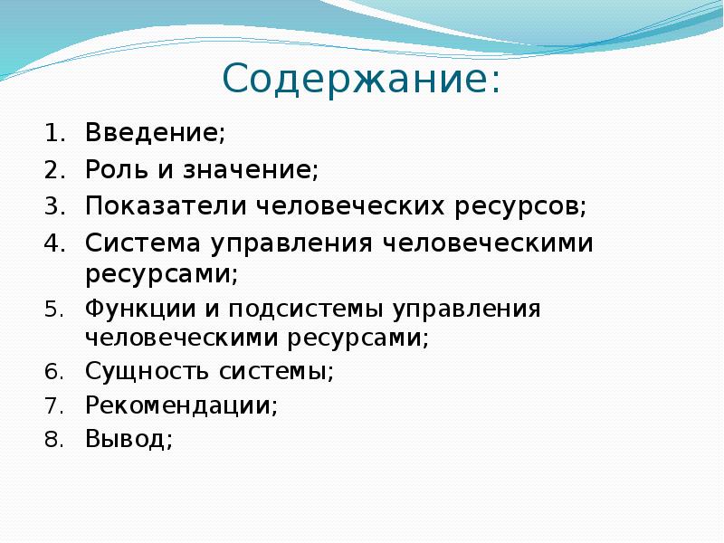 Управление человеческими ресурсами проекта