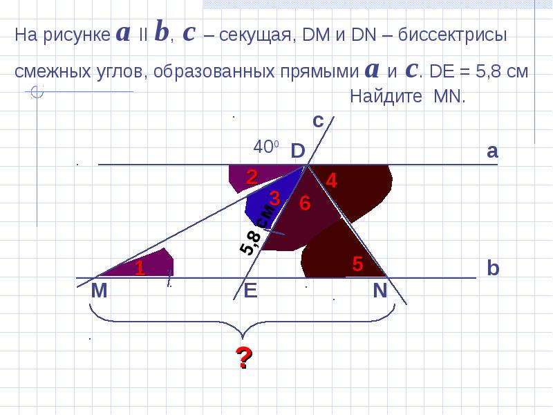 Секущая прямая рисунок