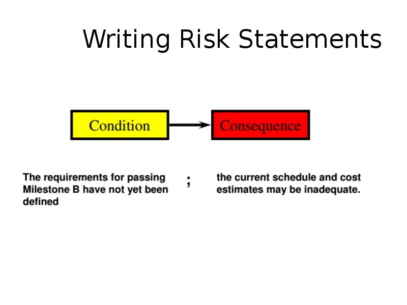 Risk statement