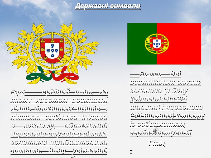 Португалия презентация 3 класс