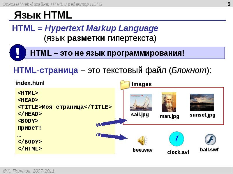 Презентация по веб разработке