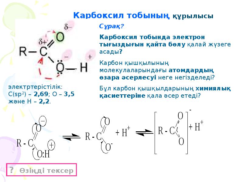 Карбон қышқылдары презентация