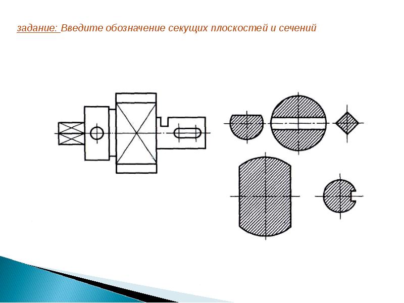 Изображение предмета детали которое получается непосредственно в секущей плоскости