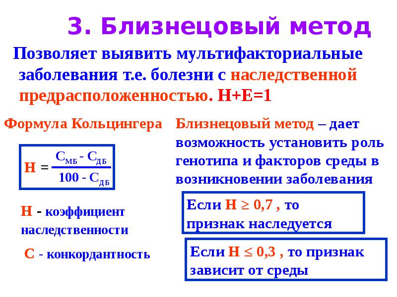 Близнецовый метод презентации