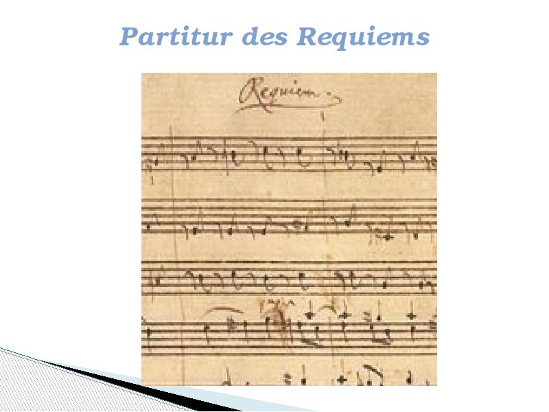 Partitur des Requiems