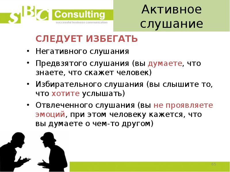 Техники активного слушания в продажах