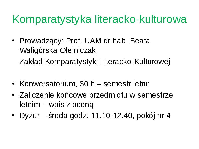 Komparatystyka literacko-kulturowa