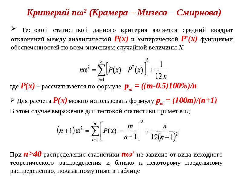 Критерий является