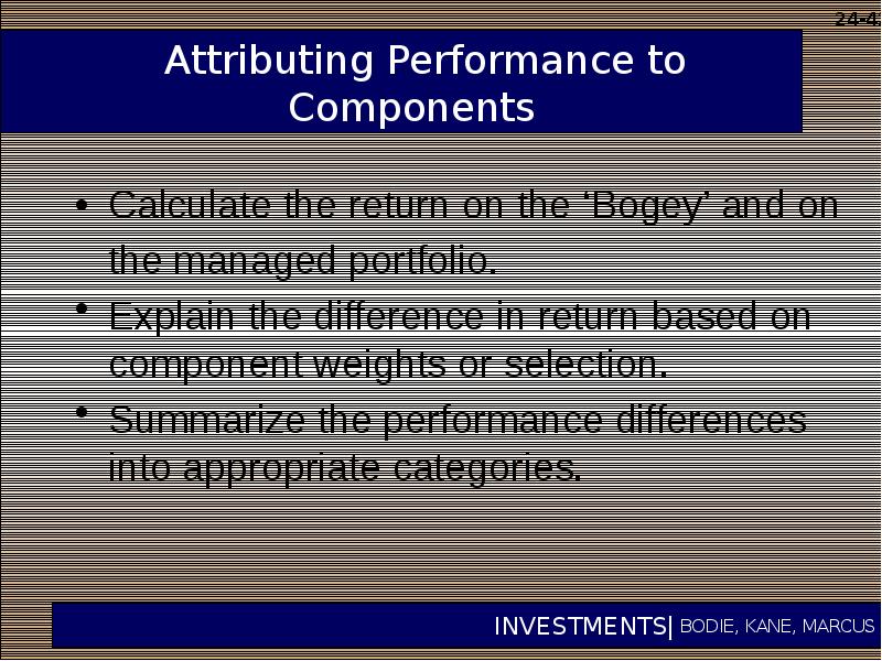 Performance evaluation