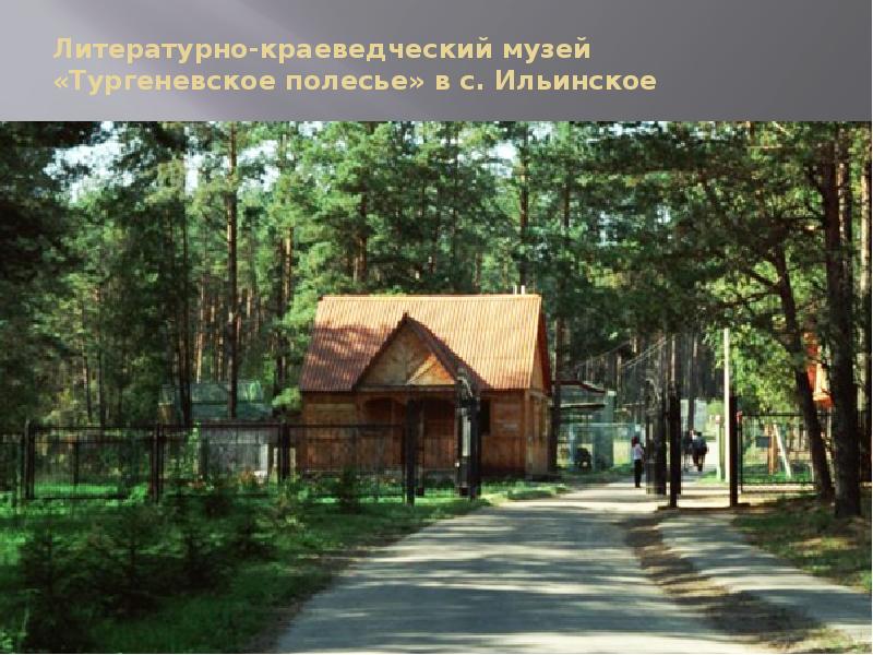 Литературно-краеведческий музей «Тургеневское полесье» в с. Ильинское