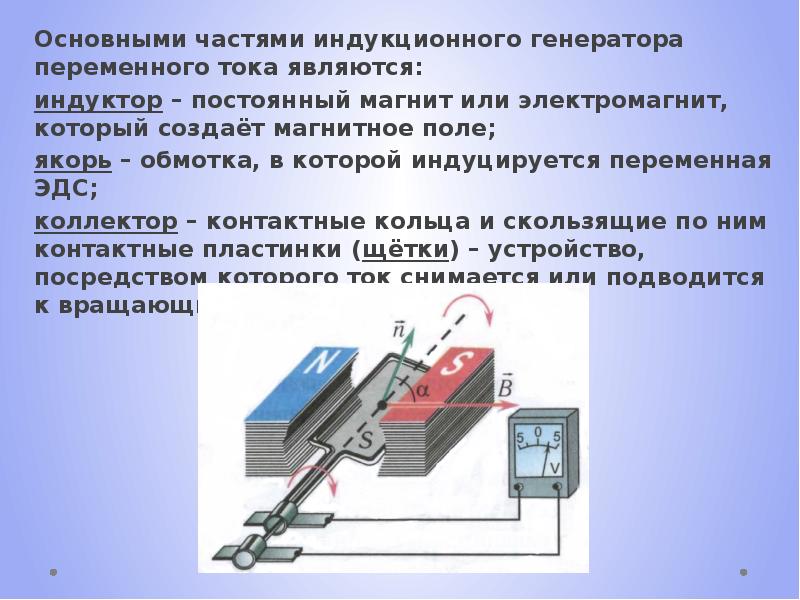 Преобразование постоянного тока в переменный презентация