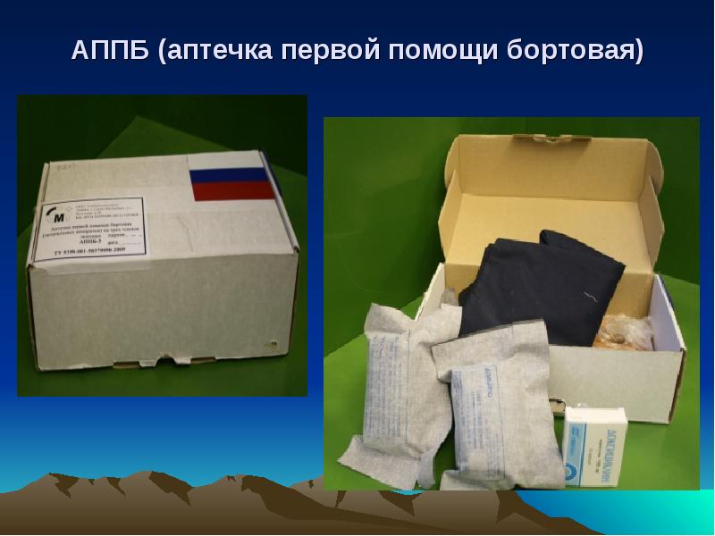 АППБ (аптечка первой помощи бортовая)