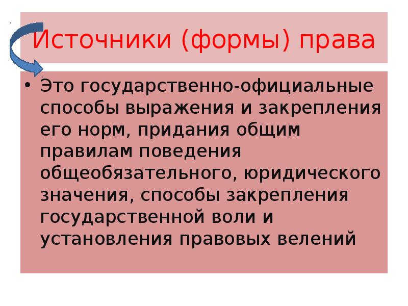 Официально государственный. Источники права. Формы права. Официальный способ выражения и закрепления правовых норм. Форма выражения и закрепления правовых норм..