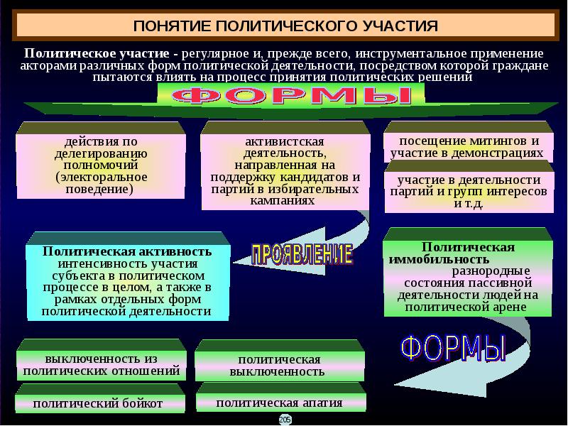 Политическое участие презентация 11 класс профильный уровень