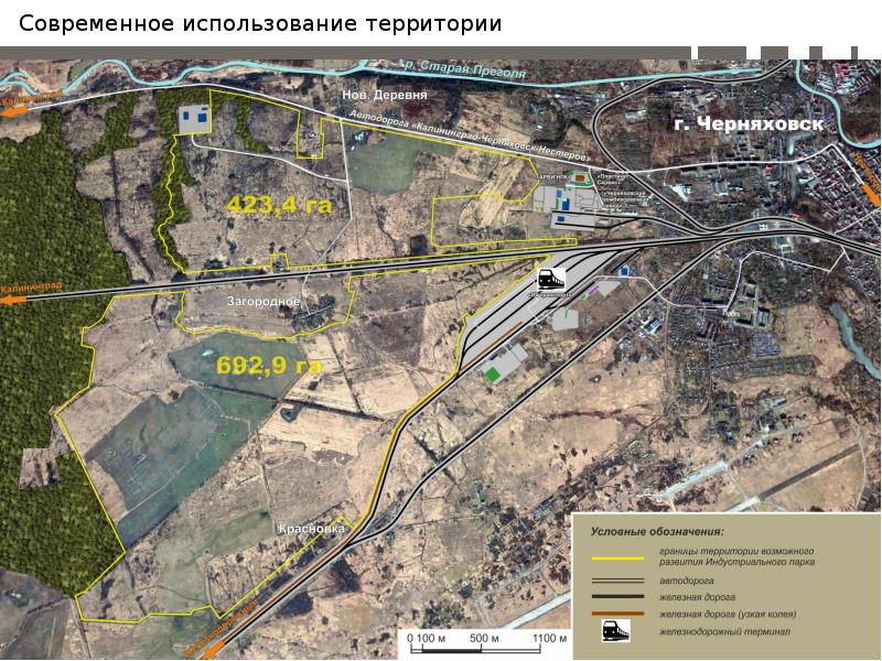 Черняховск калининградской карта