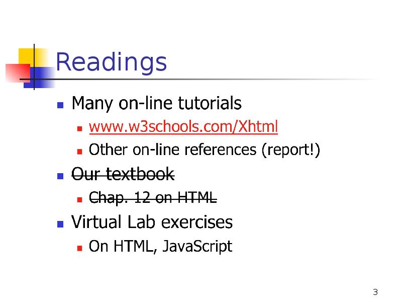 Readings Readings