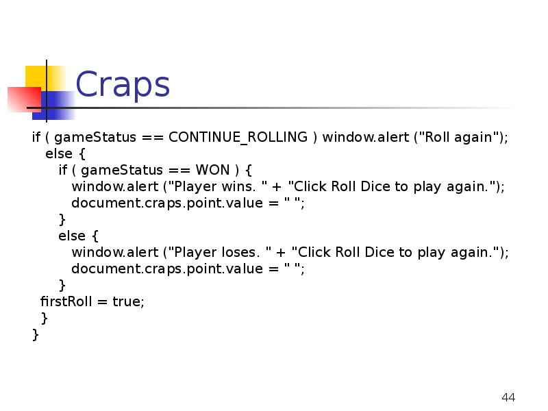 Craps Craps