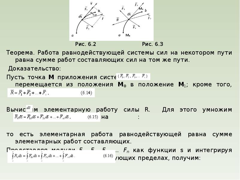 Сил на две составляющие силы