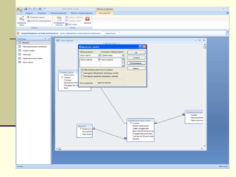 Что хранится в файле базы данных субд microsoft access