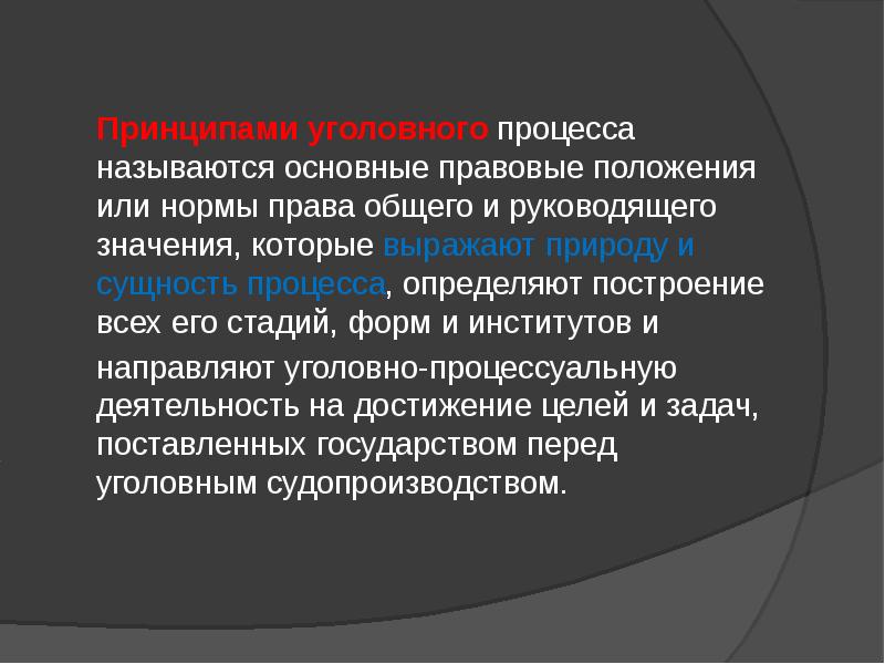 Принципы уголовного судопроизводства презентация