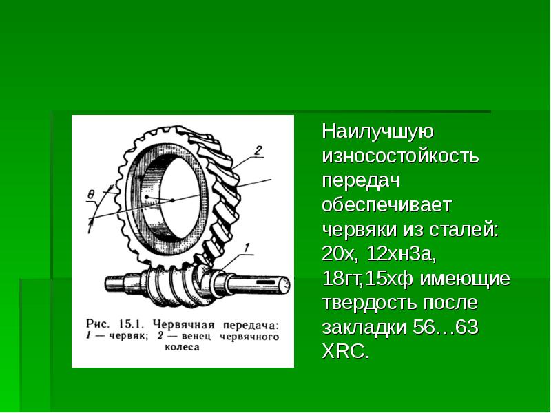 Обеспечивает передачу. Червячные колеса изготавливают из. Материалы червячной передачи. Материалы червяка и червячной передачи. Червячные передачи материалы изготовления.