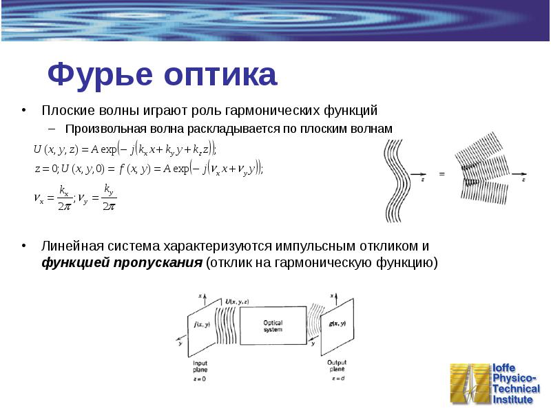 Волновая оптика презентация