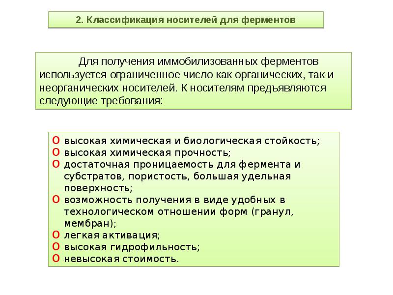 Иммобилизованные ферменты презентация