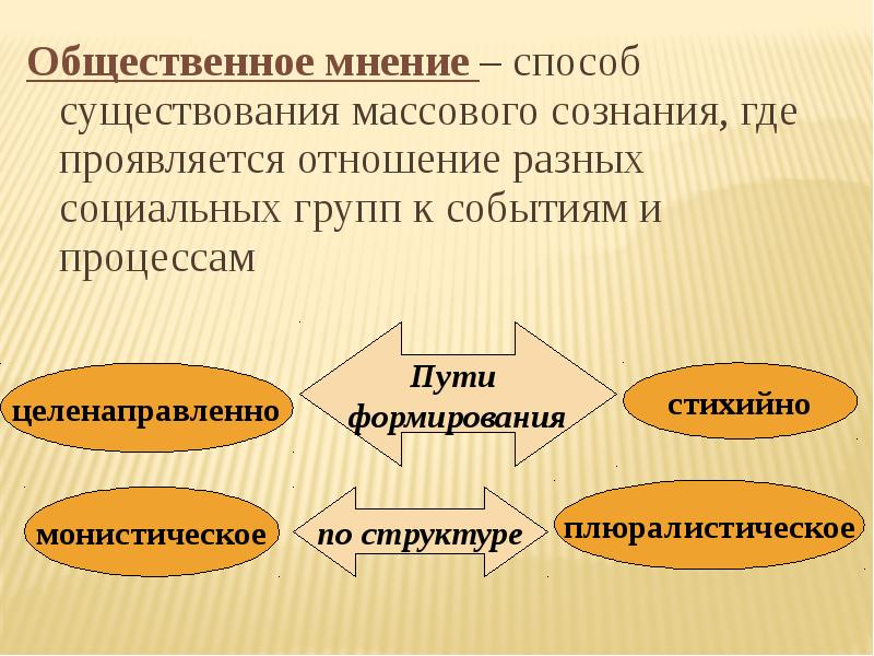 Общественное мнение презентация