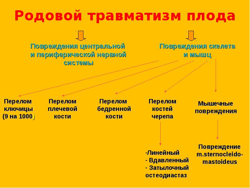 Родовой травматизм презентация