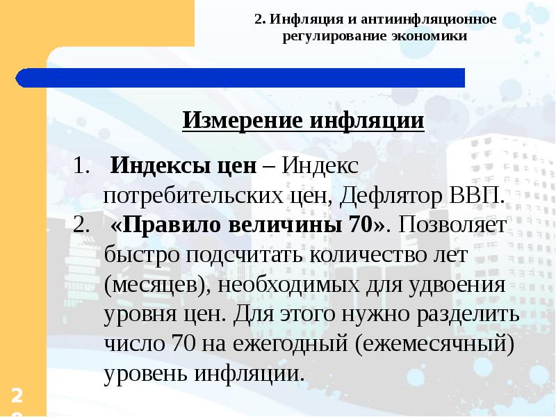 Инфляция это презентация